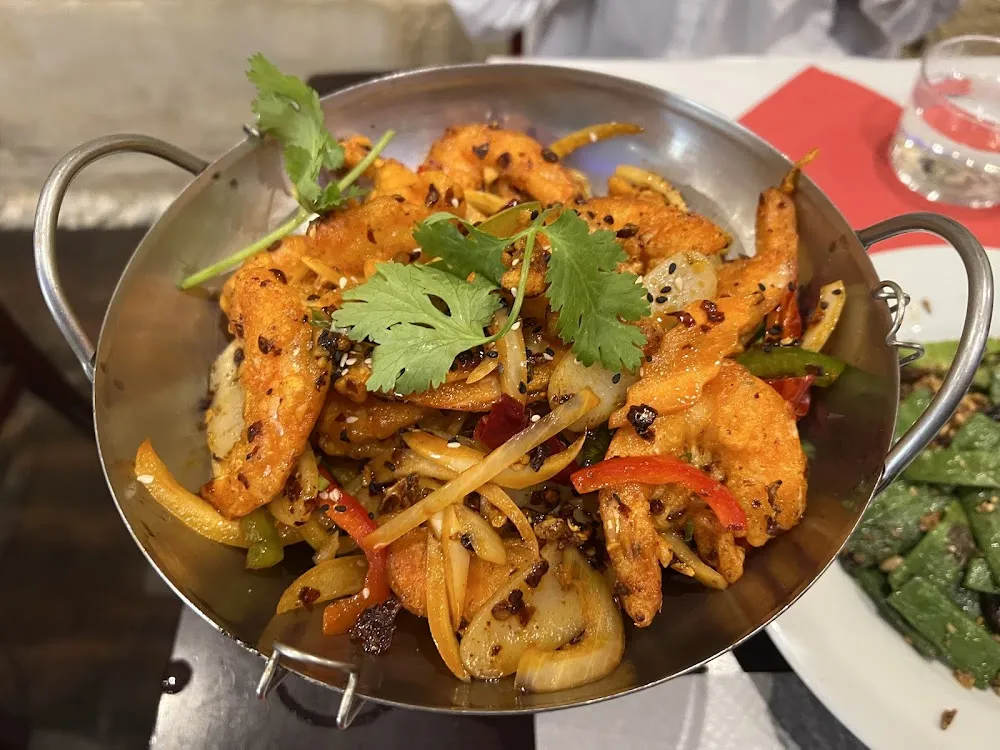 Crevettes Au Pot Sec